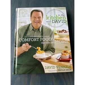 In the Kitchen with David by David Venable Hardcover Cookbook Pre-Loved